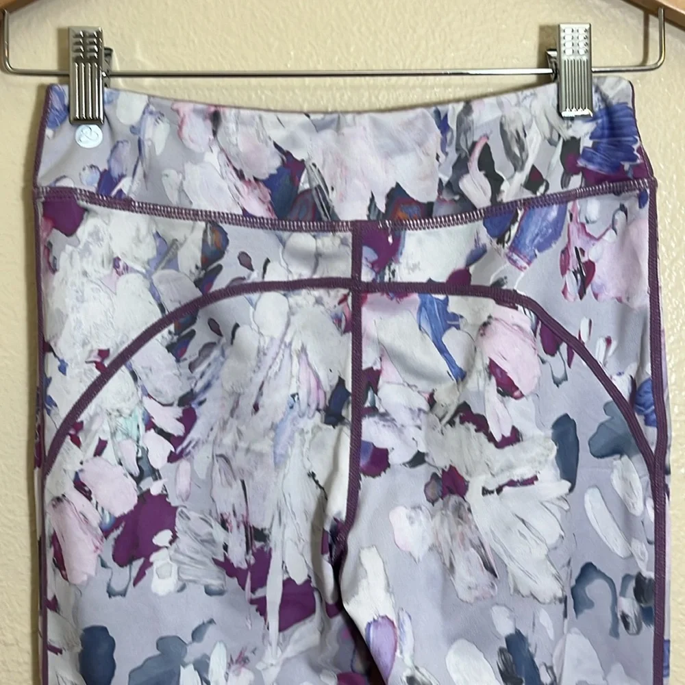 Zella Purple Print Athletic Leggings